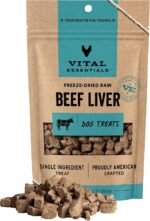Vital Essentials Freeze Dried Dog Treats | Beef Liver, Single Ingredient | Premi... - Image 2