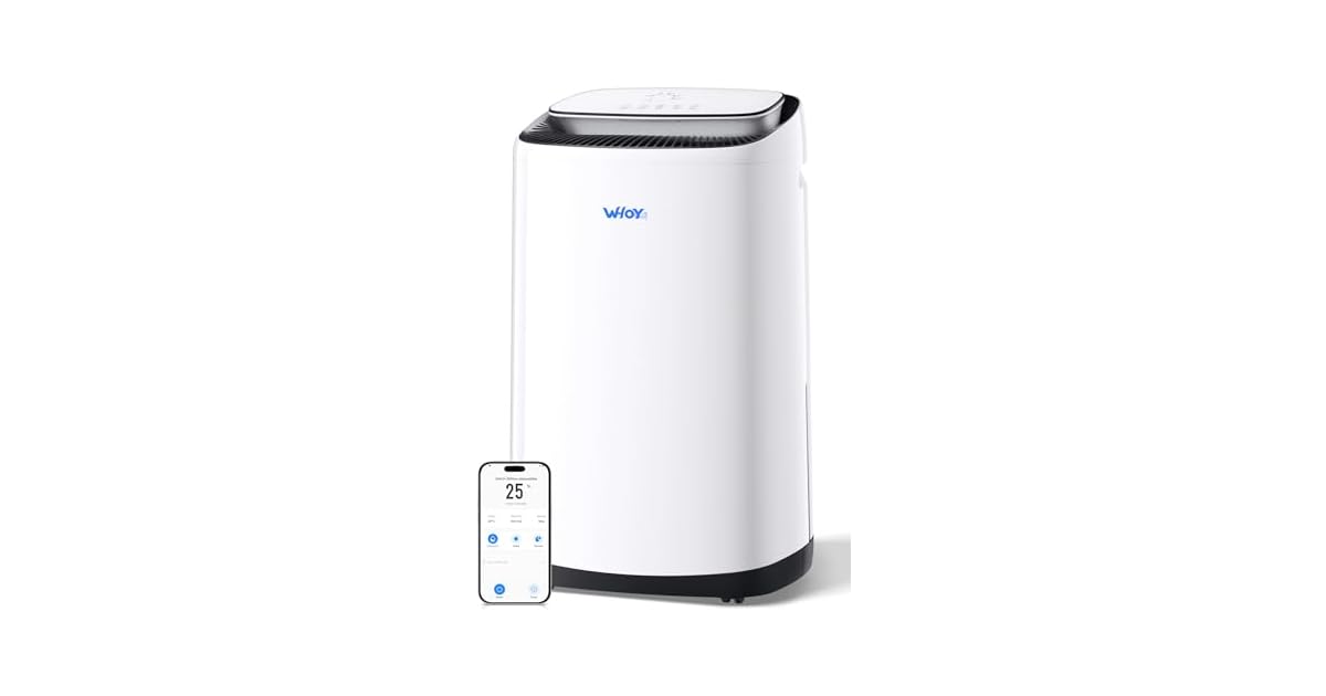 WHOY 80 Pint (50 Pint DOE) Dehumidifier with Drain Hose for 5000 Sq Ft only $99.99