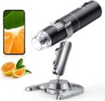 Wireless Digital Microscope, Skybasic 50X-1000X Magnification WiFi Portable Hand... - Image 2
