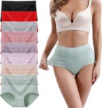 Women's Underwear Cotton Tummy Control High Waisted Underwear Soft Breathable Fu... - Image 2