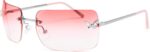 Y2k Sunglasses for Women - Trendy Rimless 2000s Fashion Sun Glasses Rave Shades - Image 2