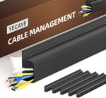 YECAYE 6 Pack Cable Management, Cord Organizer, Cable Organizer, Adhesive Mount ... - Image 2