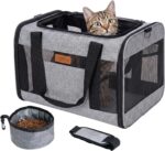YUNIQUE Soft-Sided Cat & Dog Carrier for Pets Up to 15 Lbs, Airline Approved Col... - Image 2