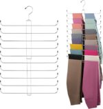 ZEDODIER Legging Organizer for Closet Hanging, Rotatable Yoga Pants Hanger for W... - Image 2