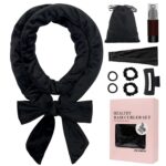 ZILAMPU No Heat Curling Rod Headband, Overnight Velour Hair Curls Roller Wrap fo... - Image 2