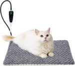 ZOMISIA Cat Heating Pad, Heated Cat Bed Indoor, 11 Temp & 25 Timer Settings | 11... - Image 2