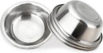ZUFECY 4-Pack Stainless Steel Cat Bowls, 5.5'' Non-Tip Pet Food Dishes, Easy Cle... - Image 2