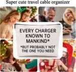 ZUYUROU Travel Cable Organizer Pouch Electronic Accessories Carry Case Portable ... - Image 2