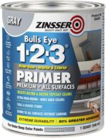 Zinsser 286258 Bulls Eye 1-2-3 All Surface Primer, Quart, Gray - Image 2