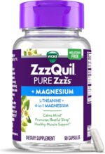 ZzzQuil Pure Zzzs, +Magnesium Capsules, L-Theanine and Magnesium, Sleep Aid, 4-i... - Image 2