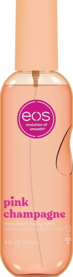 eos Cashmere Body Mist, Pink Champagne, body spray for women, hair mist, moistur... - Image 2
