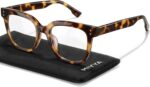 miyya Blue Light Glasses for Women - Oversized UV & Blue Light Blocker Chunky Fr... - Image 2