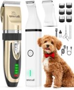 oneisall Dog Clippers and Paw Trimmer Kit for Small Large Dogs Cats | Low Noise,... - Image 2