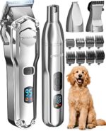 oneisall Dog Clippers for Grooming Thick/Heavy Coats, 4-in-1 Dog Grooming Kit Lo... - Image 2