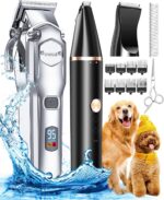 oneisall Dog Grooming Kit for Thick/Matted Hair with Stainless Steel Blade | Pow... - Image 2