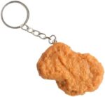tenghong2021 Imitation Food Keychain Fried Chicken Leg Nuggets Wing Creative Key... - Image 2